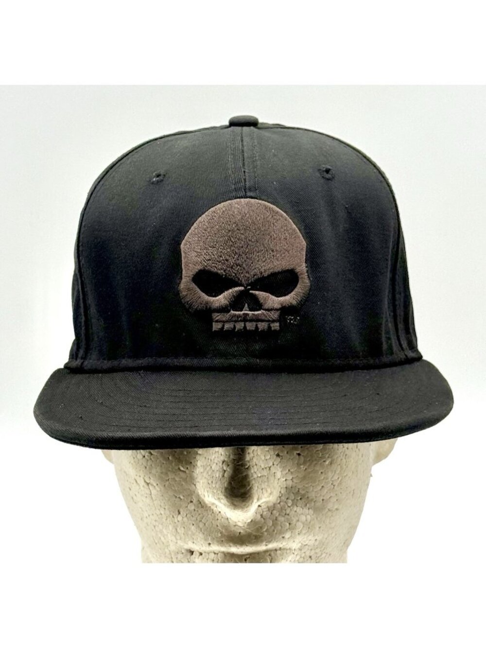 Harley Davidson Willie G Skull Tonal Skull Hat New Era 59Fifty Fitted 7-1/4